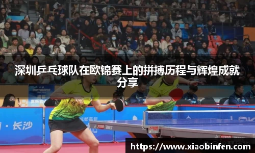 深圳乒乓球队在欧锦赛上的拼搏历程与辉煌成就分享